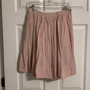 •Zara• Pleated A Line Skirt